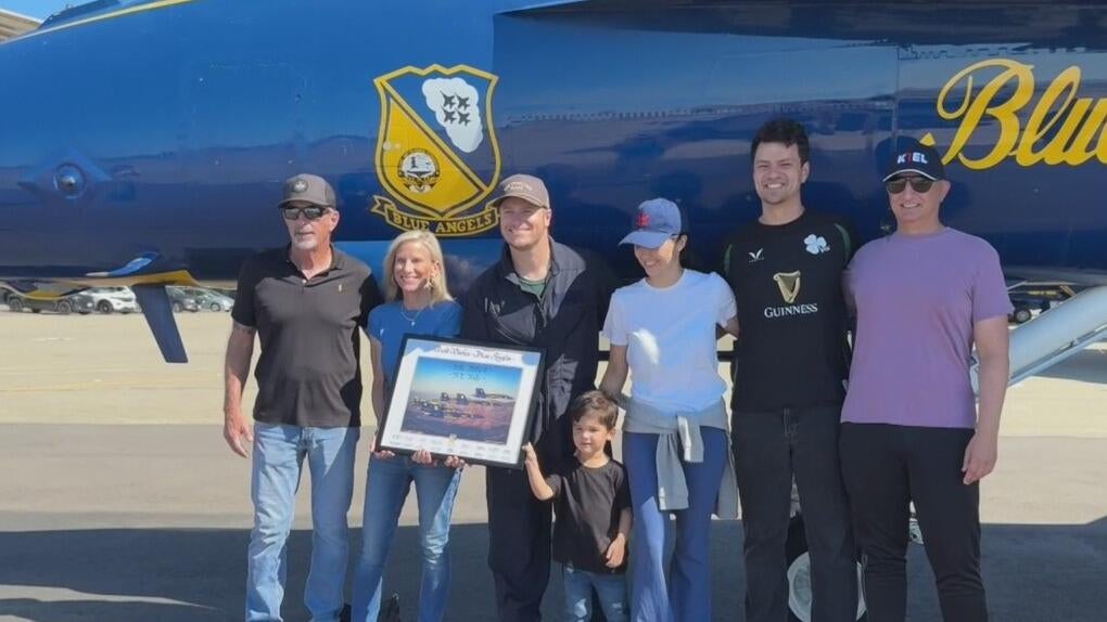 Glens Academy soccer club exec chosen for U.S. Navy Blue Angels flight — CBS Bay Area (KPIX), Pleasanton Arts news