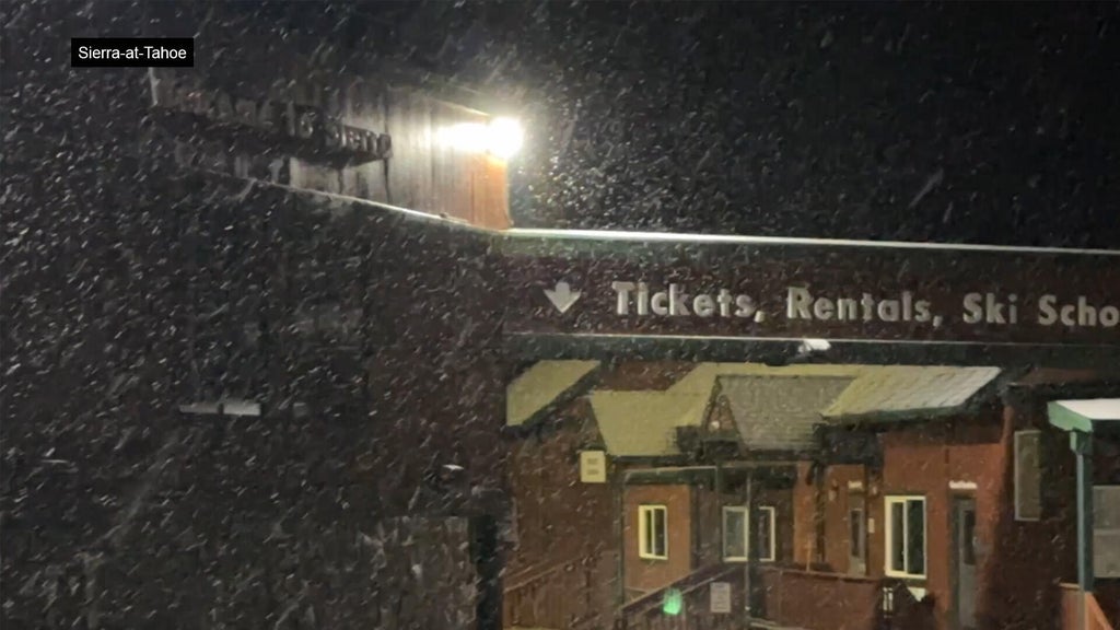 Northern California Sierra sees some early-season snow — CBS Bay Area (KPIX), Pleasanton Sports news