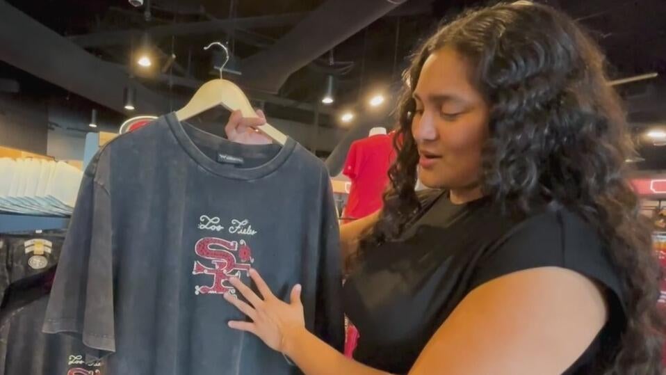 San Francisco 49ers unveil Latino Heritage Collection of team merchandise for "Los Fieles" — CBS Bay Area (KPIX), Pleasanton Sports news