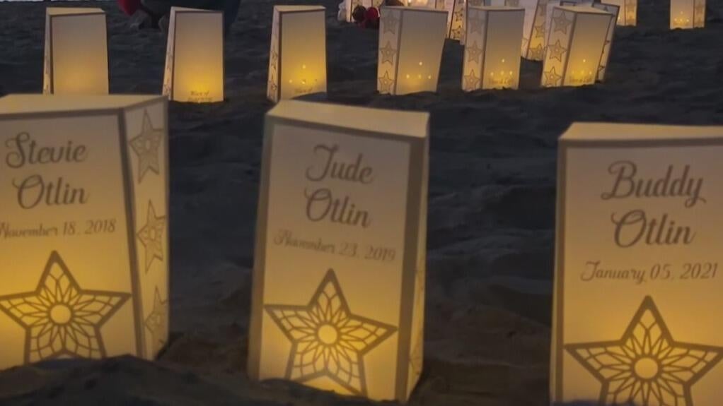 At San Francisco's Baker Beach, a wave of light honors babies lost too soon — CBS Bay Area (KPIX), Pleasanton Community news