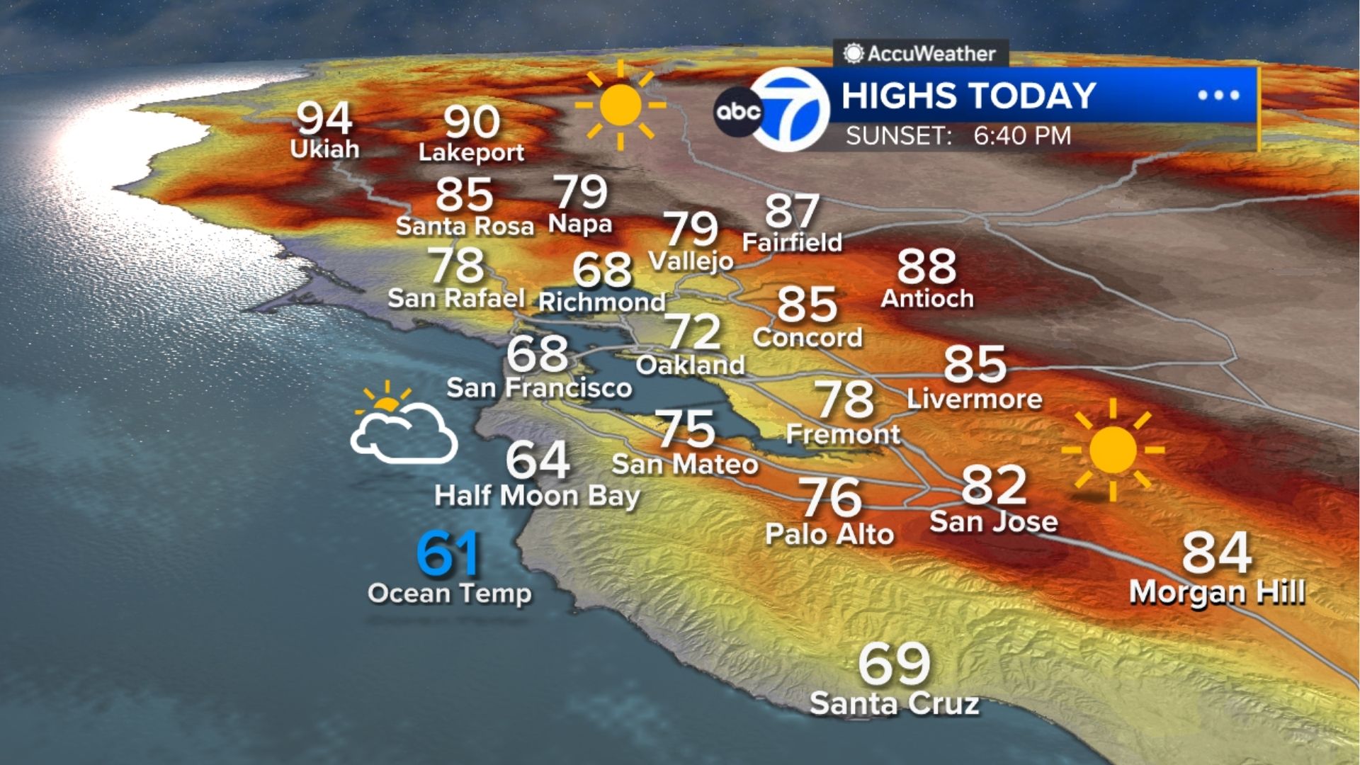 AccuWeather Forecast: Relief from heat is here with fog along the coast
— ABC 7 Bay Area, Pleasanton Community news
