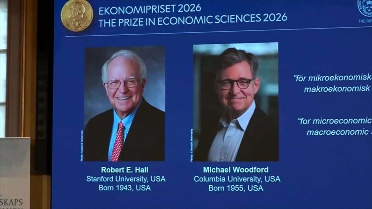 Stanford economist Robert Hall, among 2 Americans, awarded Nobel Prize for overturning assumptions about how to deal with economic shocks
— ABC 7 Bay Area, Pleasanton Business news