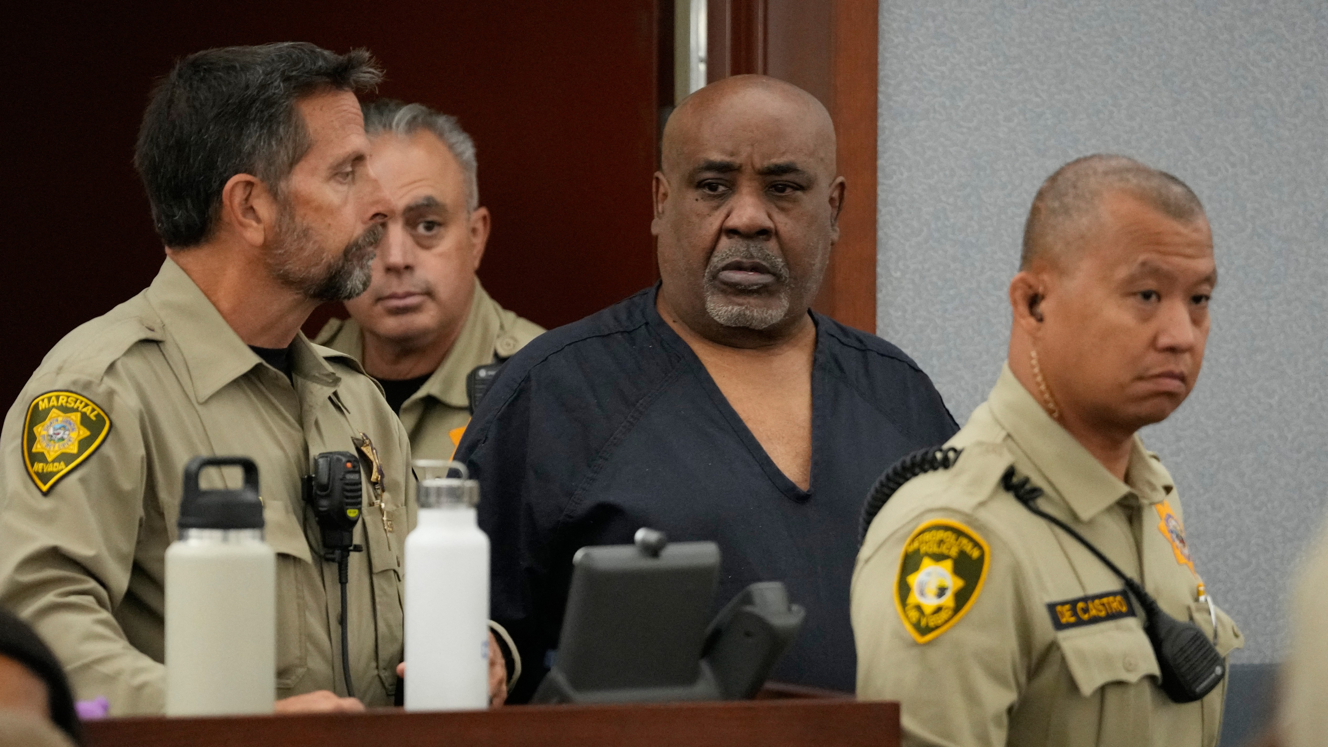 Duane 'Keffe D' Davis  convicted of orchestrating the murder of rap icon Tupac Shakur gets 40 years to life in prison
       — ABC 7 Bay Area, Pleasanton Arts news