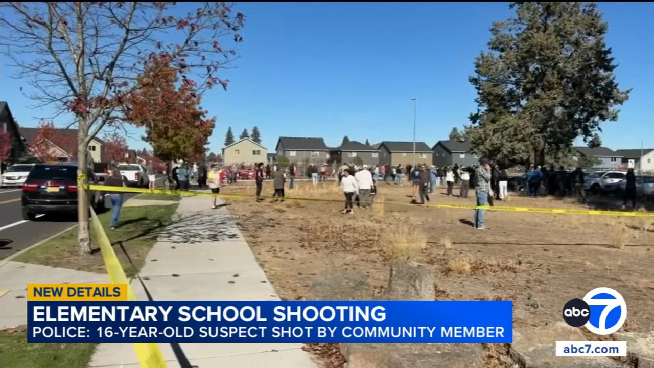 3 children, 1 teacher killed in shooting at Bend, Oregon elementary school; teen shooter also dead: Police
       — ABC 7 Bay Area, Pleasanton Schools news