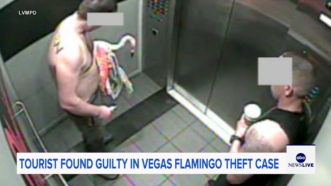 Man who snatched Peachy the flamingo from Las Vegas hotel exhibit found guilty of animal cruelty

       — ABC 7 Bay Area, Pleasanton Arts news