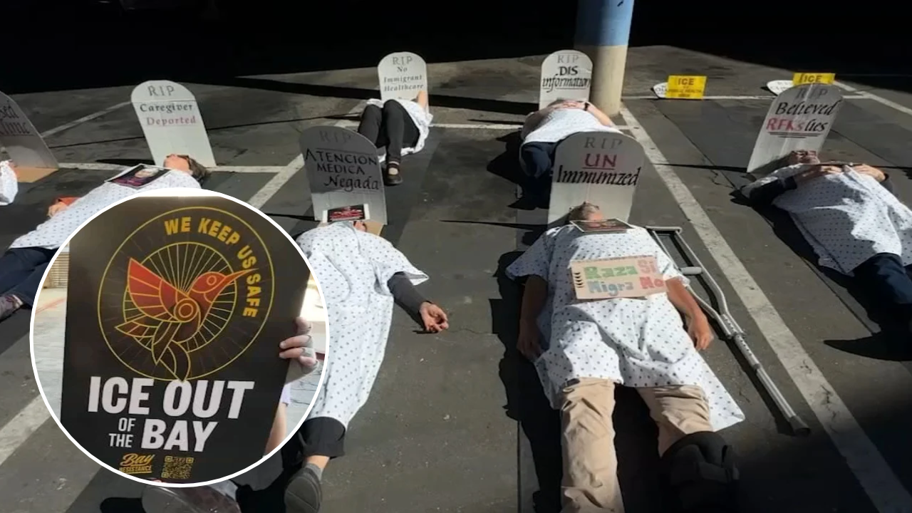 Activists demand end to ICE activity at Oakland's Eastmont Mall, stage 'die-in' demonstration
— ABC 7 Bay Area, Pleasanton Real Estate news