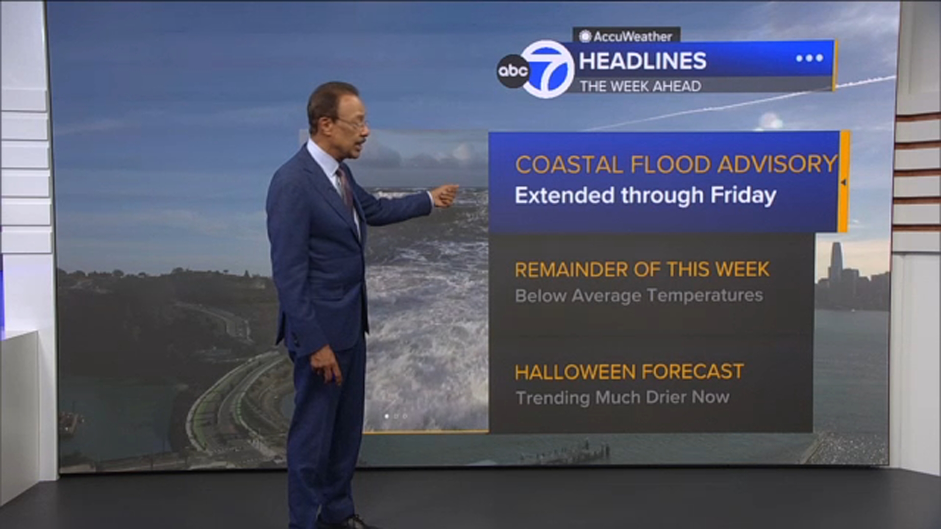 AccuWeather Forecast: Coastal Flood Advisory extended to Friday evening
— ABC 7 Bay Area