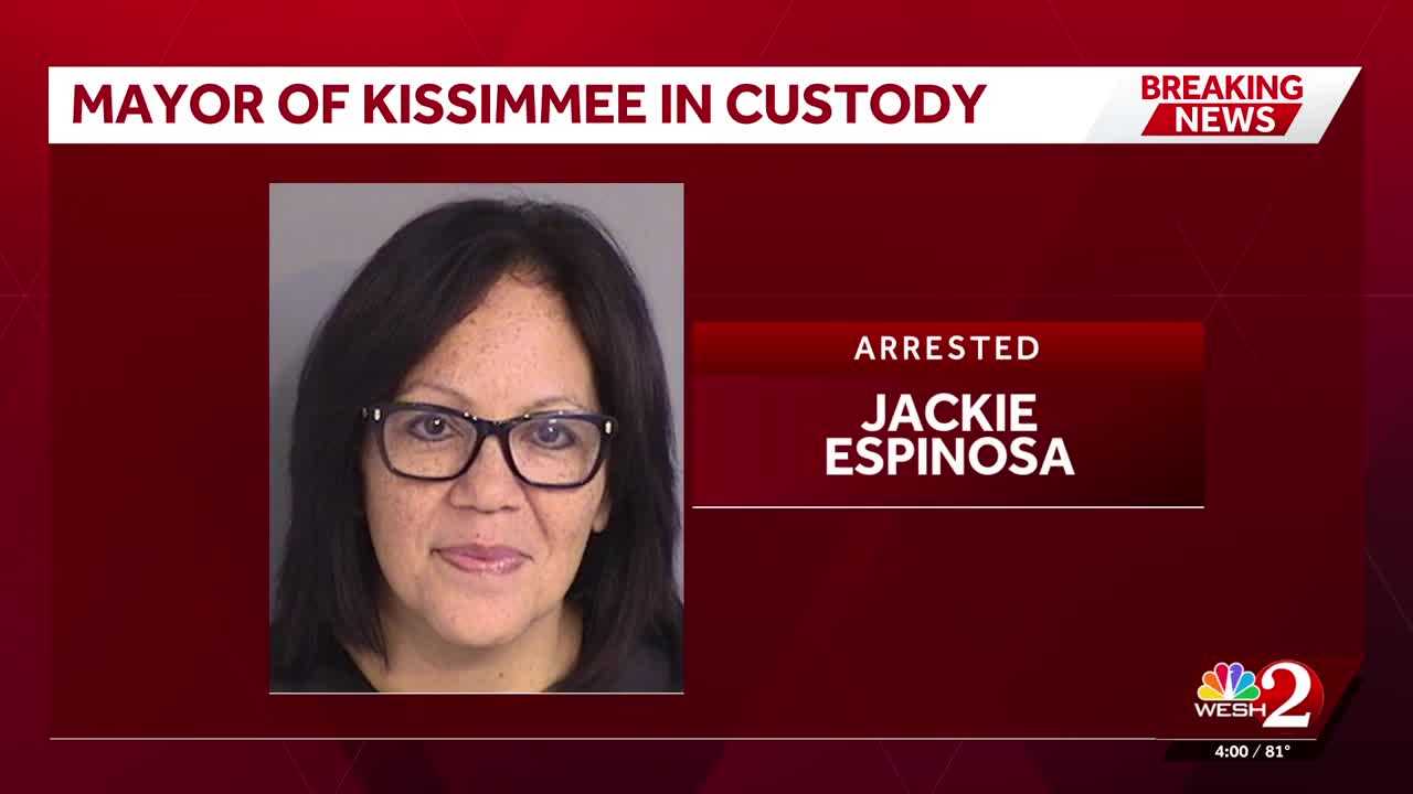 Kissimmee Mayor Jackie Espinosa arrested on grand theft, fraud charges — WESH 2 Orlando, Pleasanton Government news