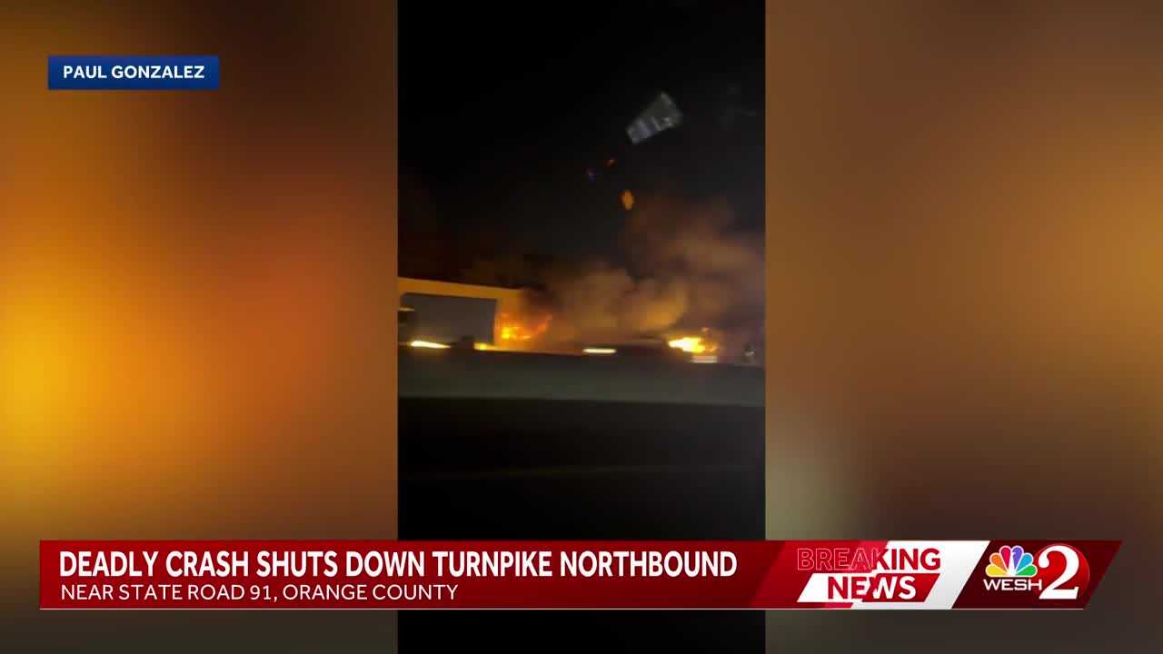 Six killed in fiery crash on Florida’s Turnpike in Orange County, troopers say — WESH 2 Orlando, Pleasanton Community news