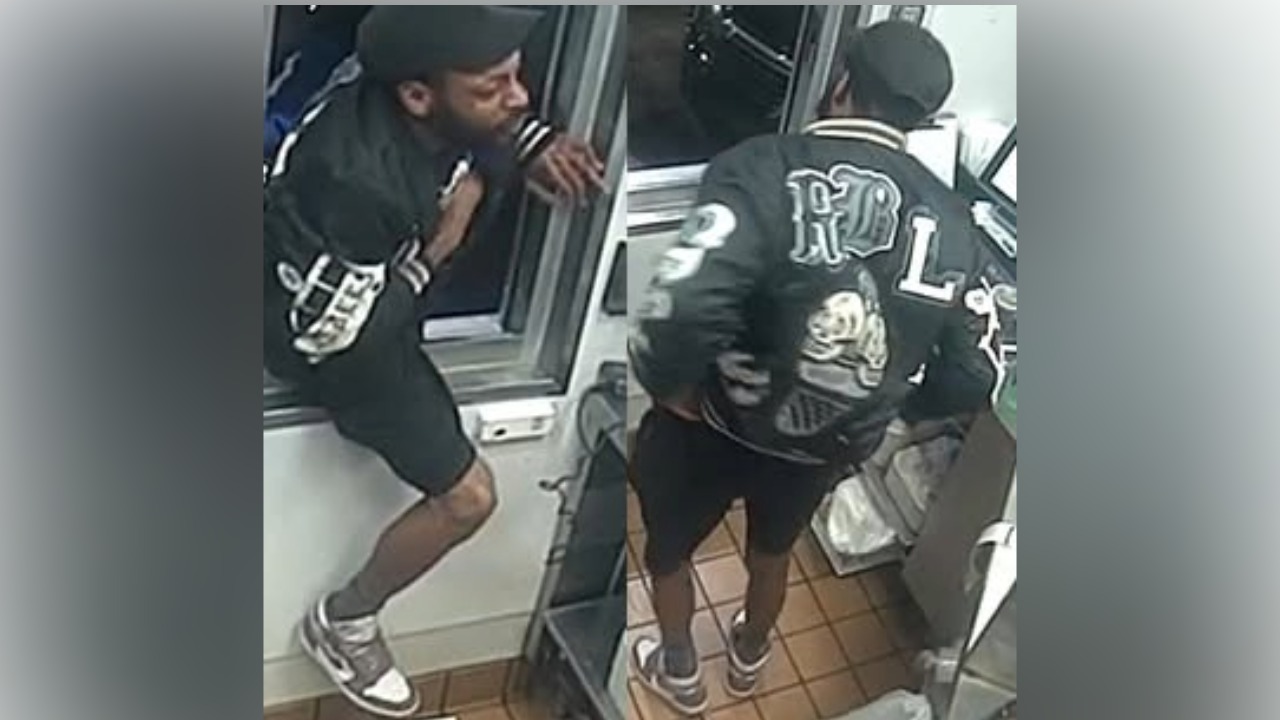 Watch: Fast food robbery suspect climbs through drive-thru window — KTVU FOX 2 Bay Area